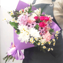 Букет "Притяжение" из экзотических цветов и роз