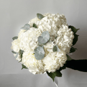 Букет из белых гортензий