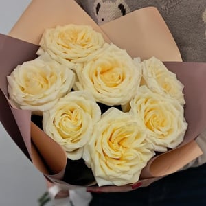 Букет «Ароматные пионовидные розы»