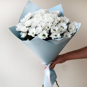 Монобукет из хризантем