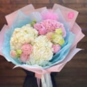 Букет «Пионы гортензии эустома»