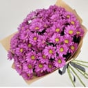 Букет «Фиолетовые ромашки» из хризантем