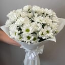 Моно букет из 5 хризантем