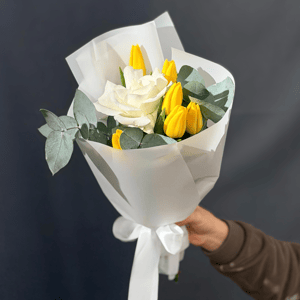 Букет "Тюльпаны нежность"