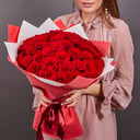 Букет «51 красная роза»