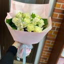 Букет «Спасибо» из роз и альстромерий