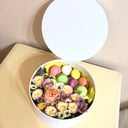 Подарочный набор «Цветы с макаронс» из альстромерий и роз