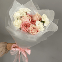 Букет цветов "Акварельное чудо" из роз