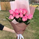 Букет «Малиновый закат» из роз