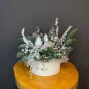 Шляпная коробка из нобилиса с птицами