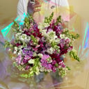 Букет «Летний» из экзотических цветов и альстромерий