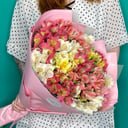 Букет "Акварель" из альстромерий