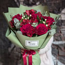 Букет «Исмира» из альстромерий и роз