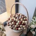 Корзина из клубники в шоколаде