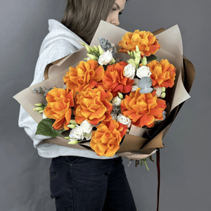 Букет " Огненых роз"