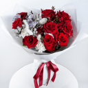 Букет «Лед и Пламя: Танец Роз»