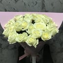 Букет «25 белых роз»