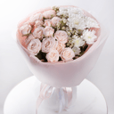 Букет «Сладкие объятия» из хризантем