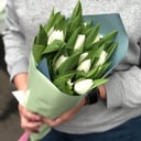 Букет «15 белых Тюльпанов»