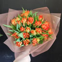 Букет «Пионовидный тюльпан оранжевый»