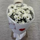 Букет «Зефирные ромашки» из хризантем