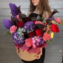 Яркая осень из калл и роз