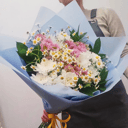 Букет "Первая бабочка" из хризантем