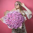 Букет из 15 Хризантем