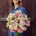 Букет «Розовая эустома 9 штук»