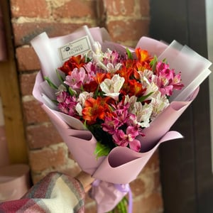 Букет «Салют» из альстромерий