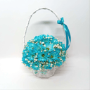 Корзинка хризантем "Мальвина"