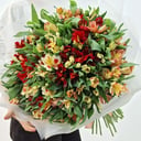 Букет из 45 альстромерий