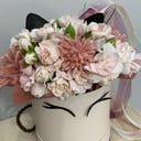 Детская коробочка из гвоздик