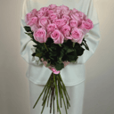 Букет из 25 розовых роз