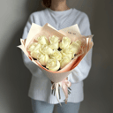 Букет из 11 белых роз