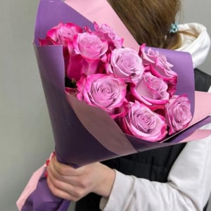 Букет «Фиолетовые розы»