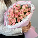 Монобукет 11 нежных кустовых роз