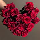 Букет «15 роз Explorer сердце»