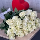 Букет «25 Роз 100 см высокие метровые»