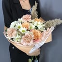 Букет "Блюз" из хризантем