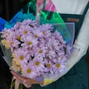 Букет «Фиолетовая принцесса» из хризантем