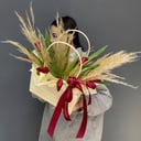 Композиция «Стильная весна» из тюльпанов