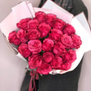 Букет «23 роза Эквадор с упаковкой»