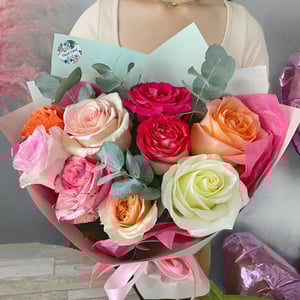 Букет «Скитлз» из роз