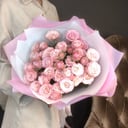 Букет «Кустовые пионовидные розы»