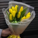 Букет из 11 желтых тюльпанов