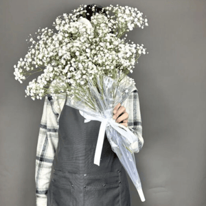 Букет белой гипсофилы