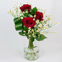 Букет «Моей дорогой» из роз и ромашек