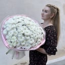 Букет «Хризантемы белые кустовые»