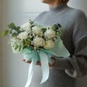 Букет «Композиция Роз и Гипсофилы»